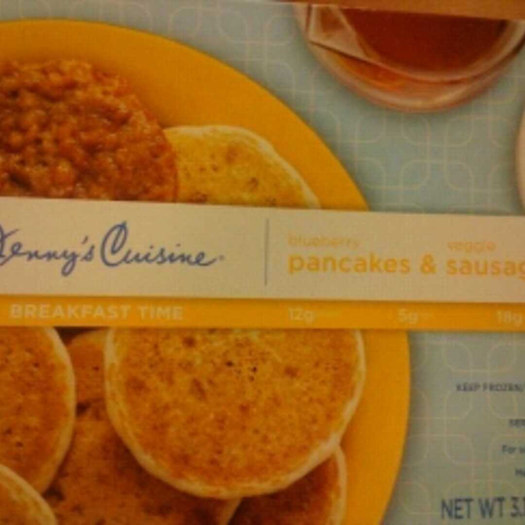 Jenny Craig Blueberry Pancakes & Veggie Sausage