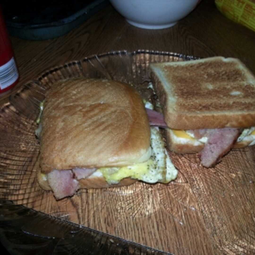 Ham, Egg and Cheese Sandwich