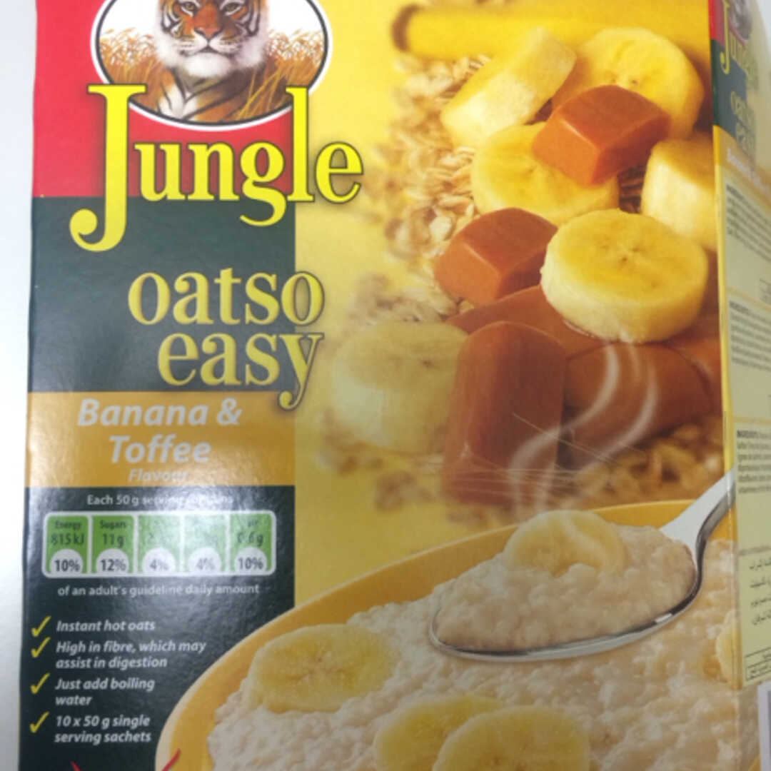 Jungle Oatso Easy Banana & Toffee