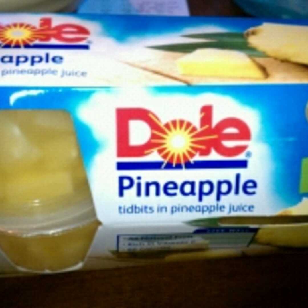 Dole Pineapple Tidbits in 100% Pineapple Juice (Container)