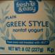 Fresh & Easy Greek Style Nonfat Plain Yogurt