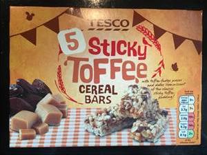 Tesco Sticky Toffee Cereal Bars