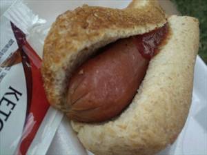 Frankfurter or Hot Dog with Catsup and/or Mustard on Bun