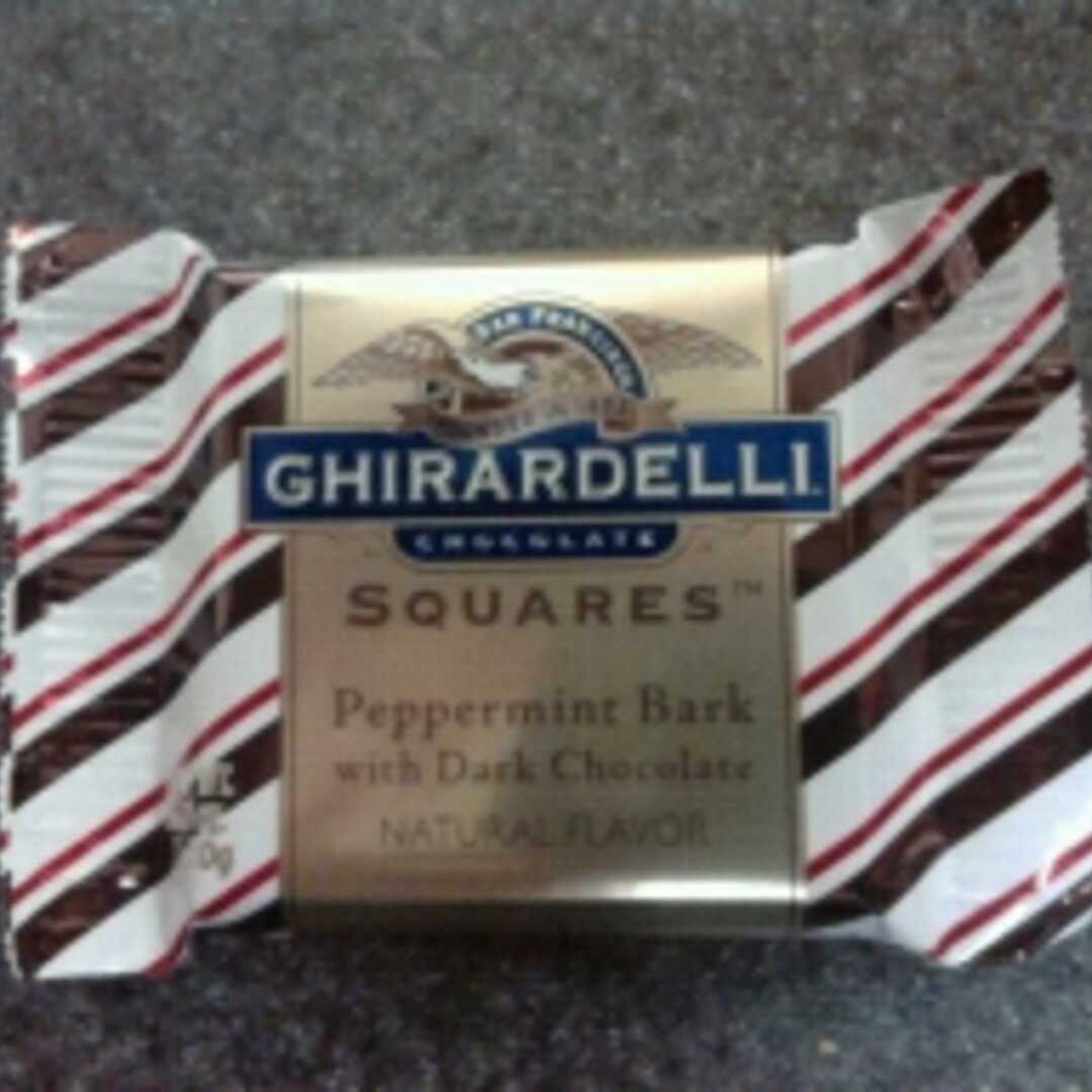 Ghirardelli Peppermint Bark with Dark Chocolate Squares