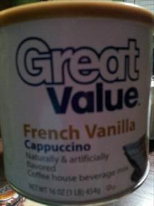 Great Value French Vanilla Instant Cappuccino