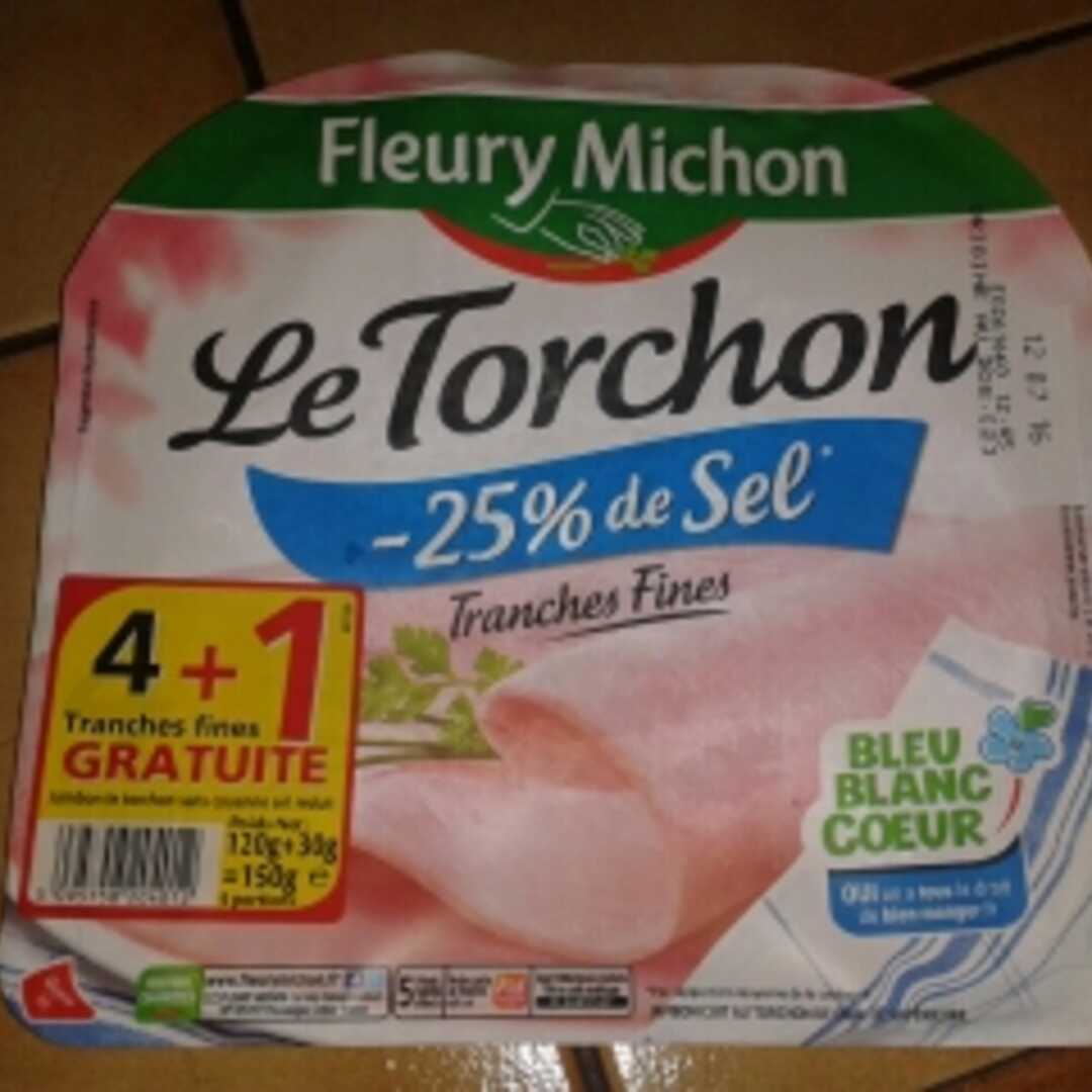 Fleury Michon Le Tranché Fin Torchon -25% de Sel