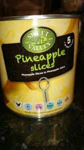 Pineapple (Solids and Liquids, Light Syrup Pack, Canned)
