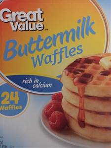 Great Value Buttermilk Waffles