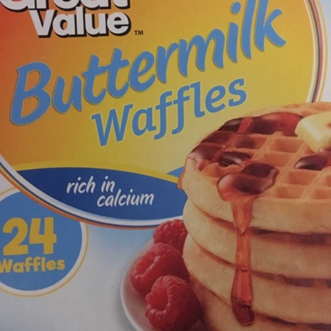 Great Value Buttermilk Waffles