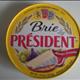 President Soft Ripened Brie Cheese with Thin Edible Rind