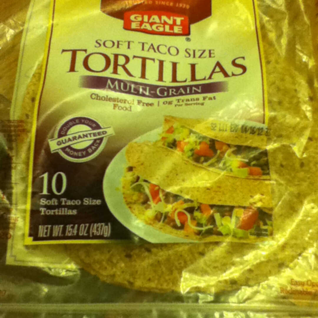 Giant Eagle Soft Taco Size Tortillas Multi-Grain
