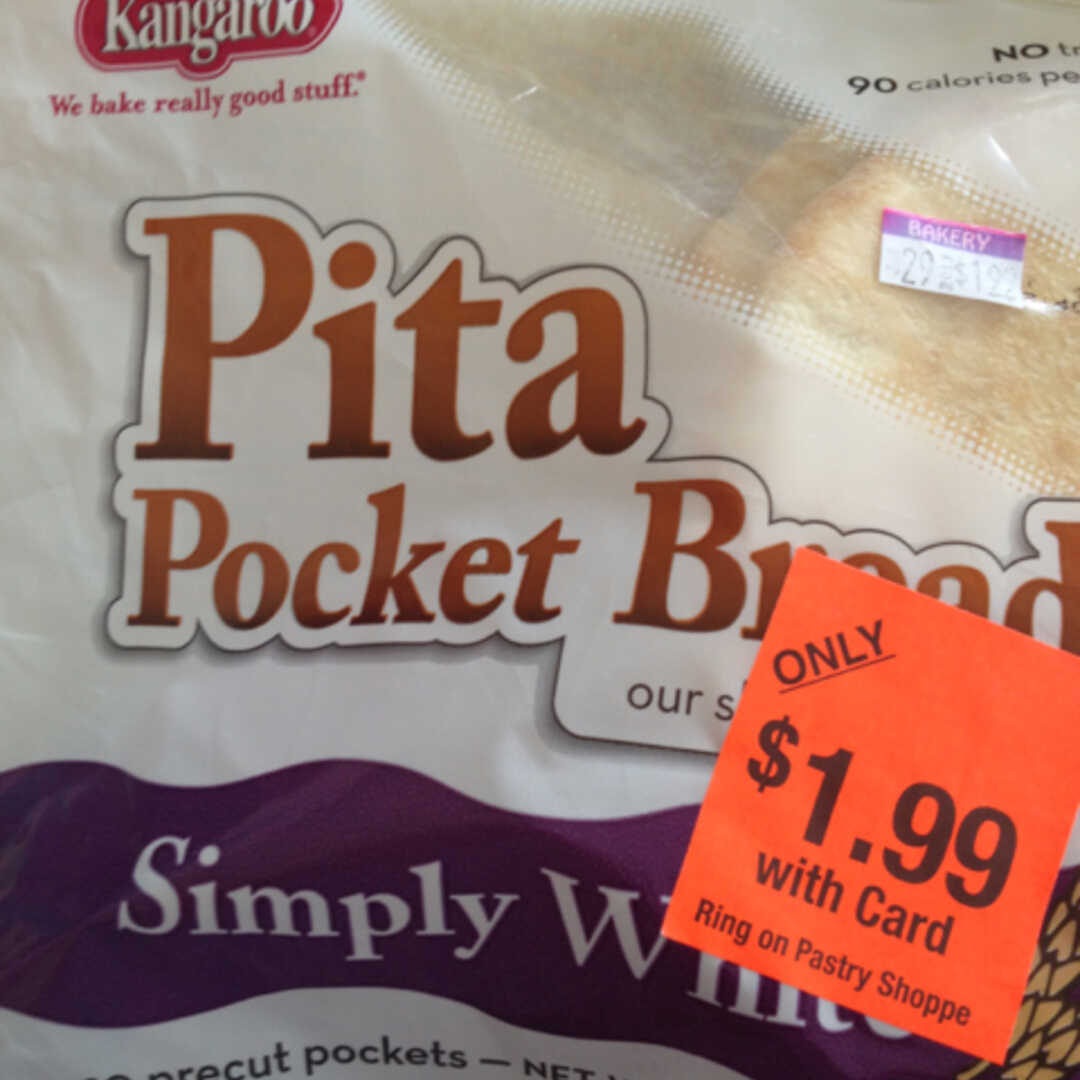 Kangaroo Pita Pocket Bread Simply White