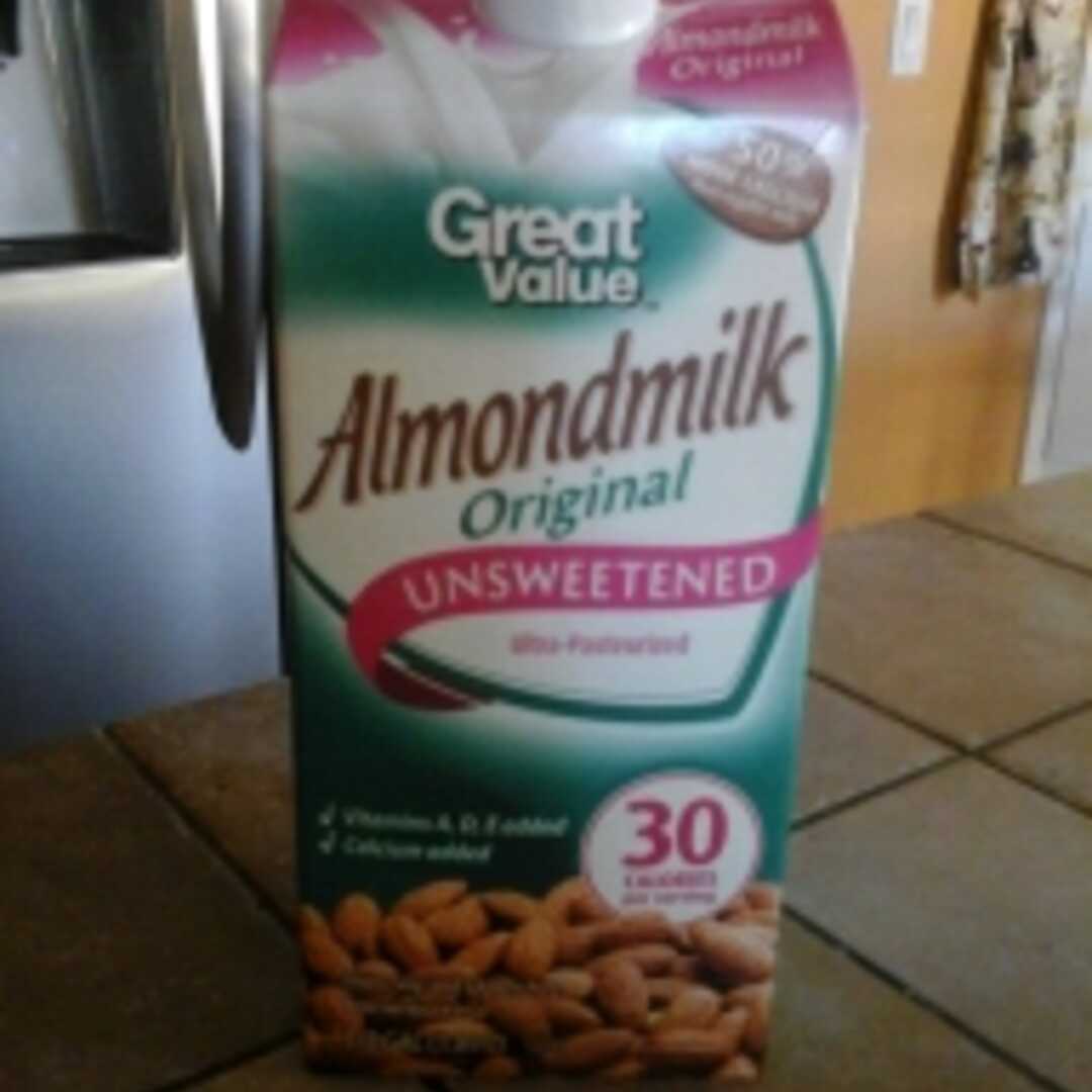 Great Value Almond Milk Original Unsweetened