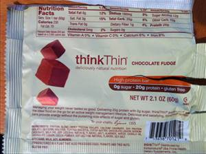 Think thinkThin Protein Bars - Chocolate Fudge