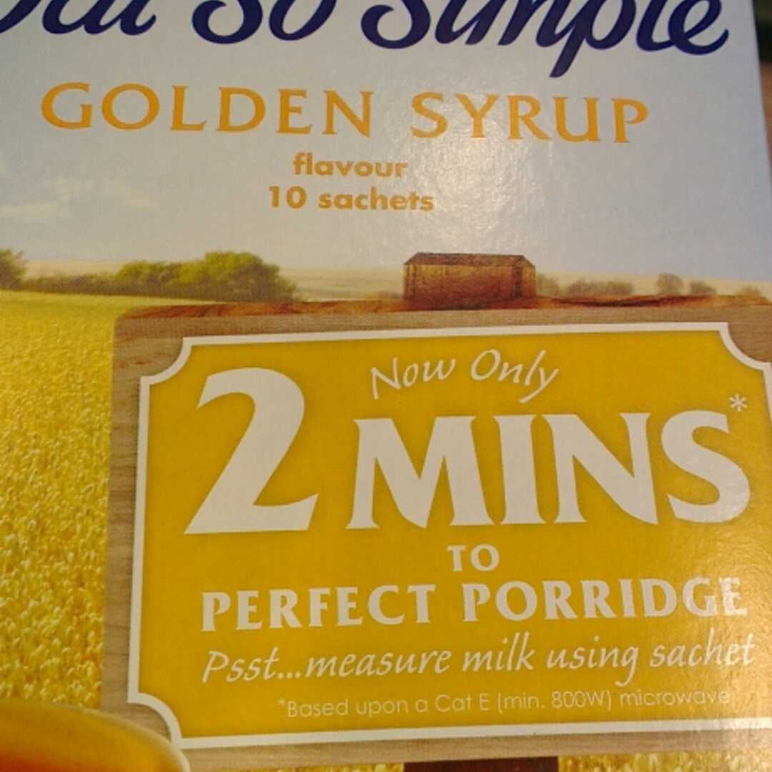 Quaker Oat So Simple Golden Syrup Flavour