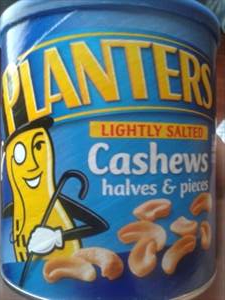 Planters Lightly Salted Cashews Halves & Pieces