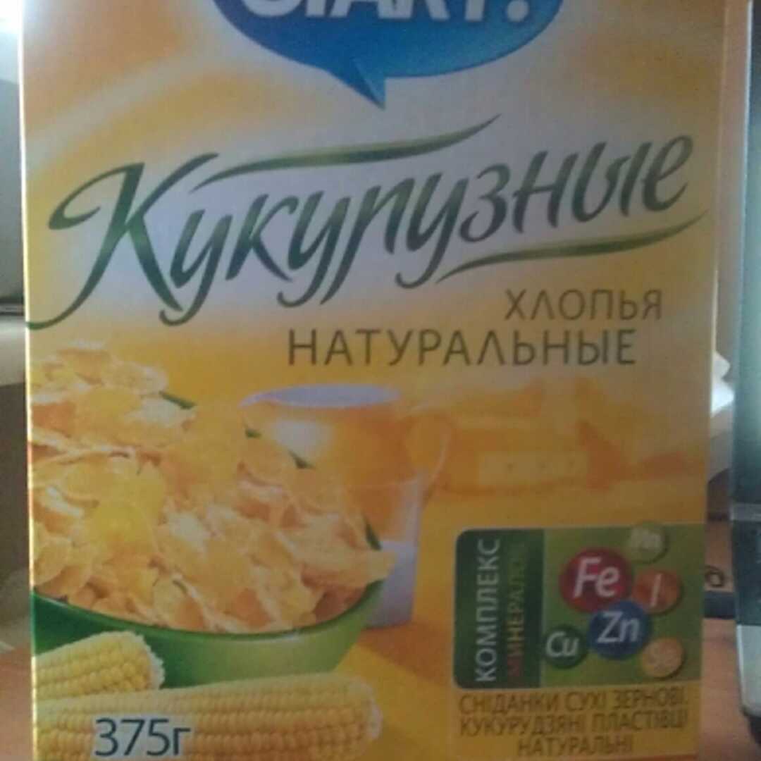 На здоровье Хлопья Кукурузные Неглазированные