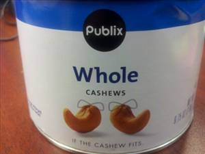 Publix Lightly Salted Cashews Halves & Pieces