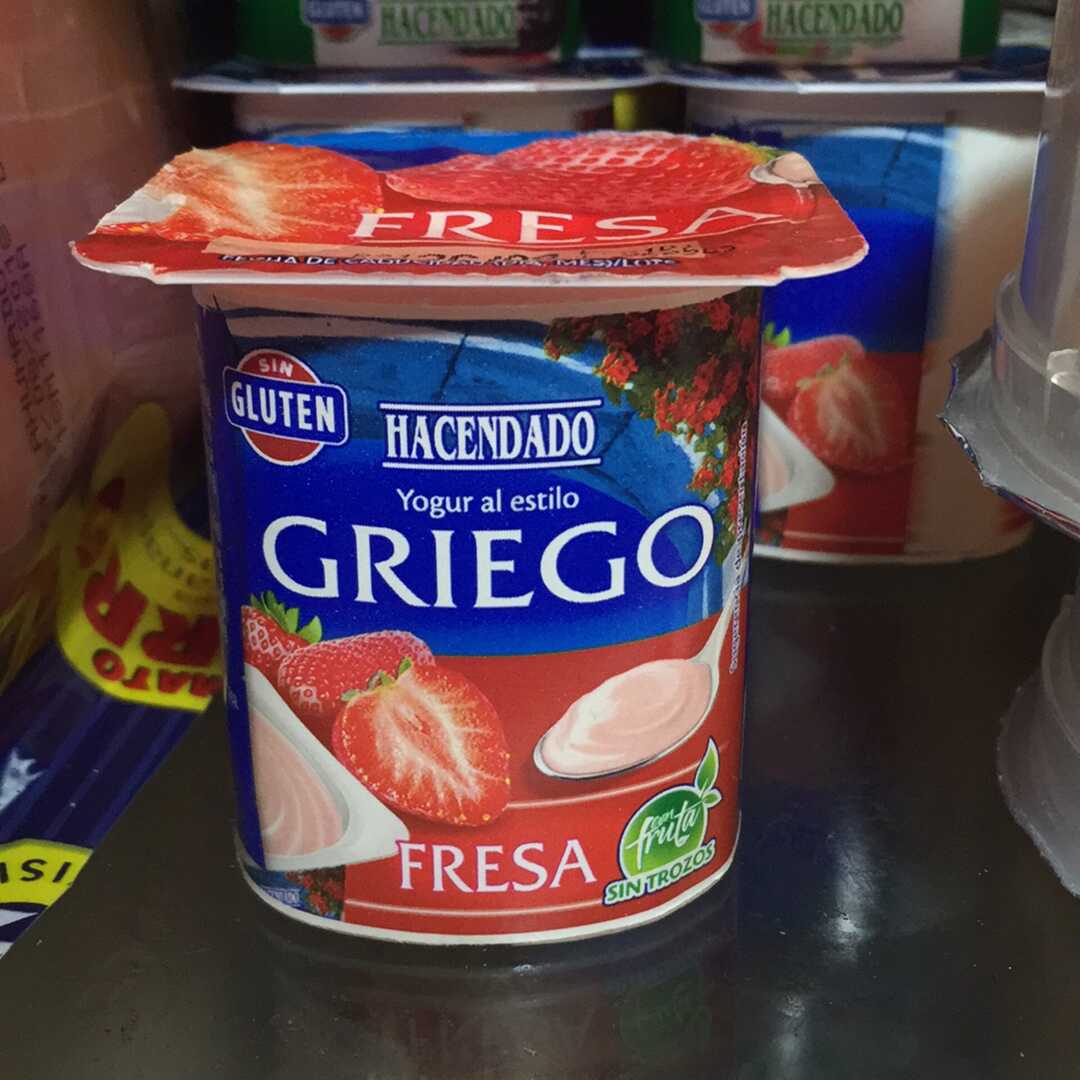 Hacendado Yogur Griego Fresa