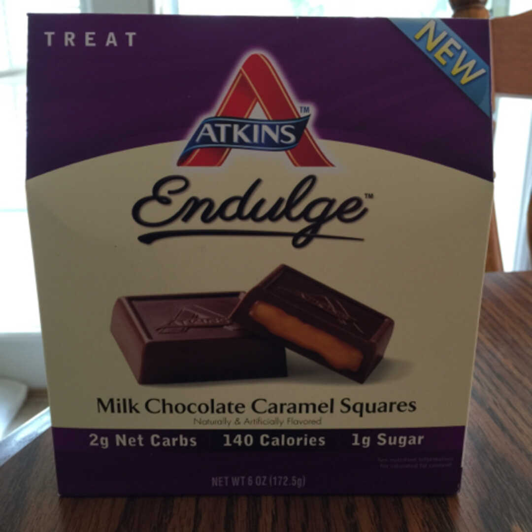 Atkins Endulge Milk Chocolate Caramel Squares