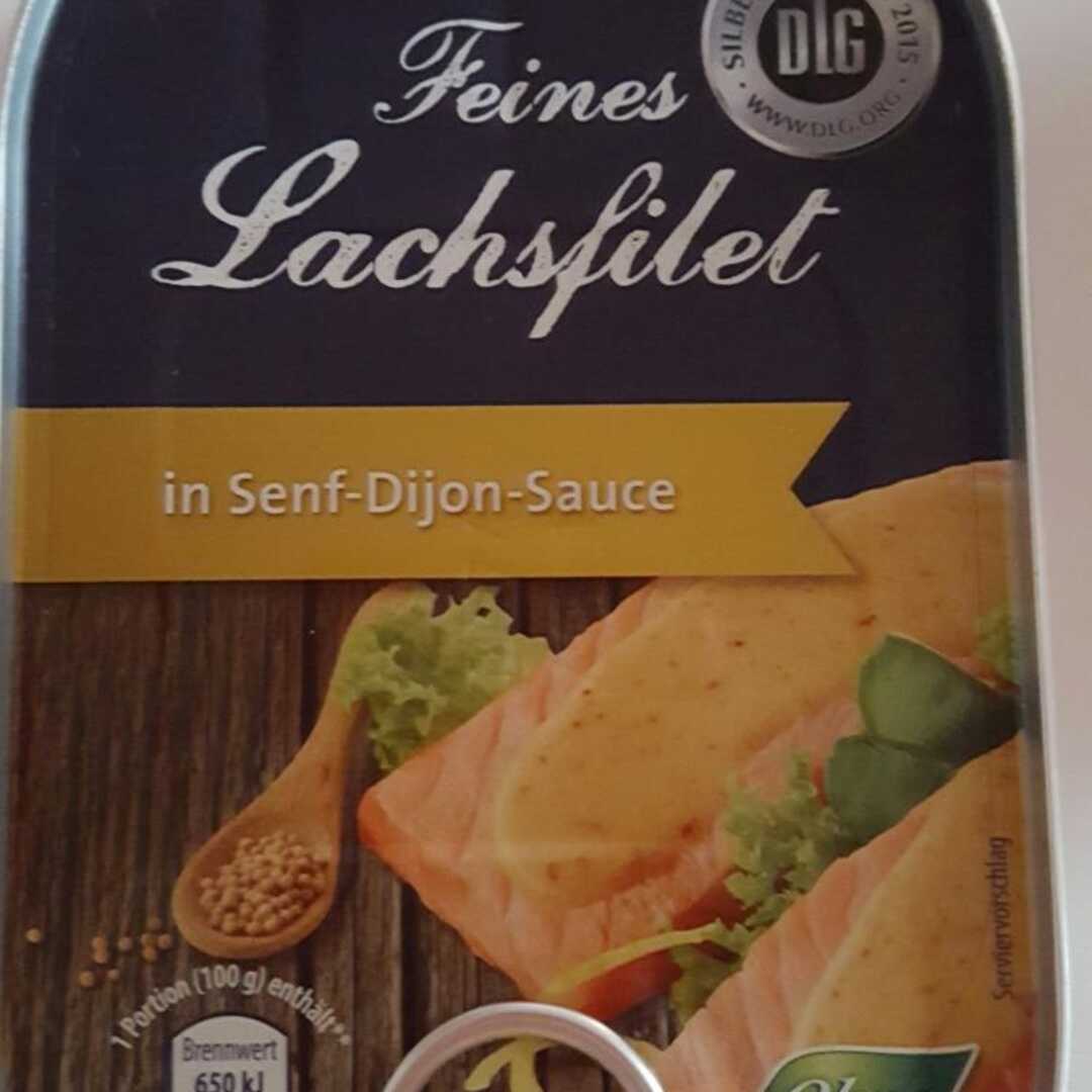 Fjördens Feines Lachsfilet in Senf-Dijon-Sauce