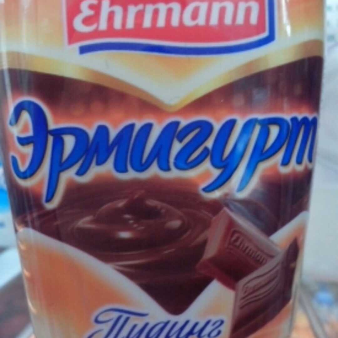 Ehrmann Эрмигурт Пудинг Шоколадный Калории и Пищевая Ценность