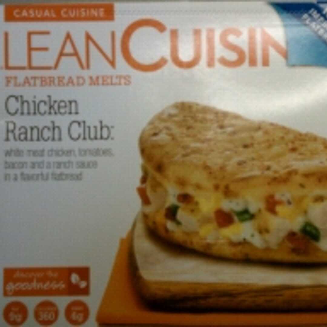 Lean Cuisine Culinary Collection Chicken Ranch Club Flatbread Melts
