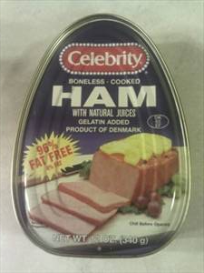 Celebrity 98% Fat Free Extra Lean Imported Ham Water Added