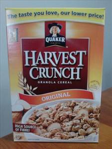 Quaker Harvest Crunch Granola Cereal Original
