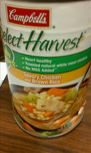 Campbell's Select Harvest Healthy Request Savory Chicken & Brown Rice Soup