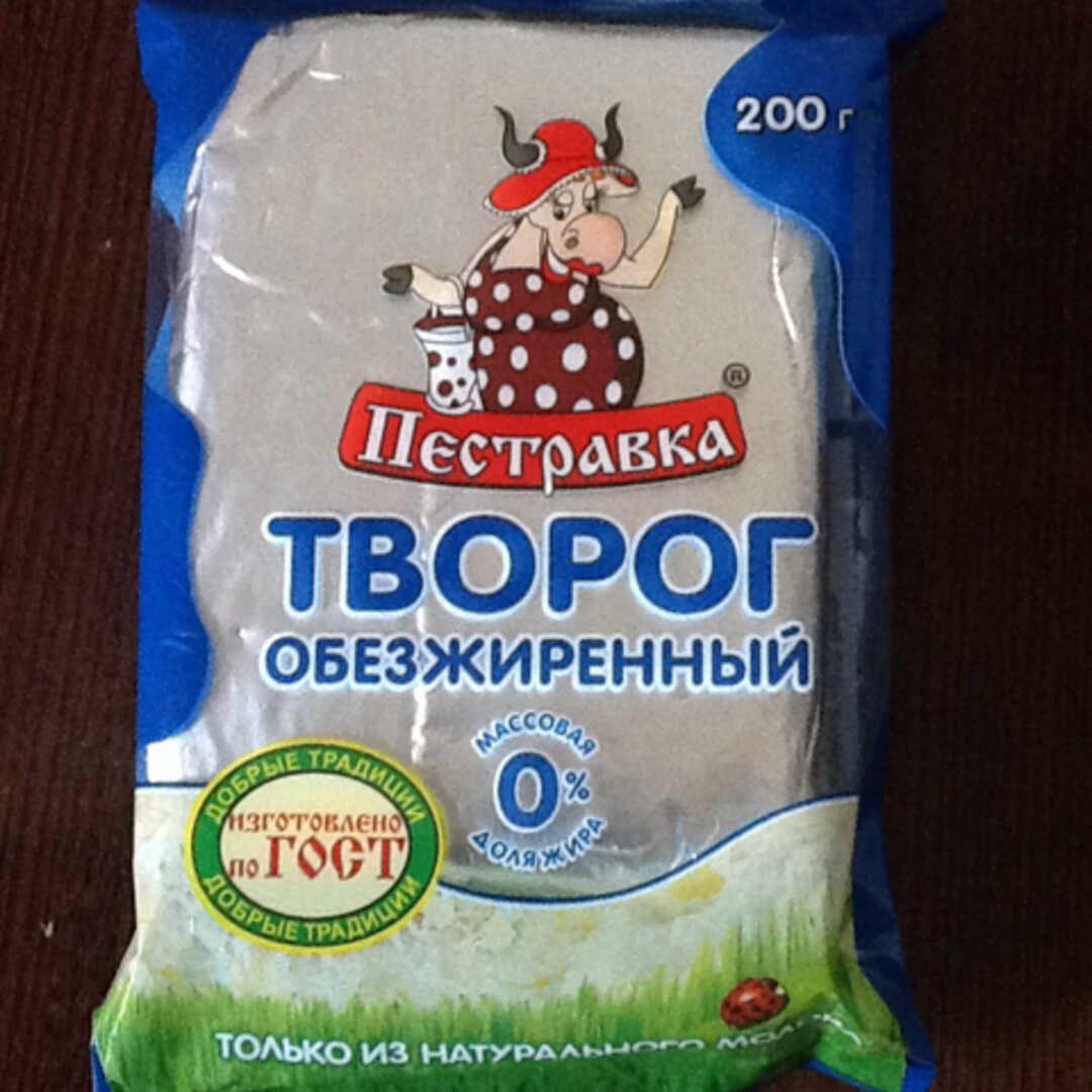 Пестравка Творог Обезжиренный 0%