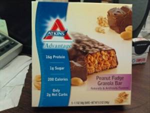 Atkins Meal Peanut Fudge Granola Bar
