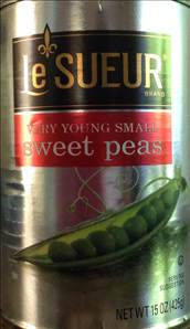 Le Sueur Sweet Peas