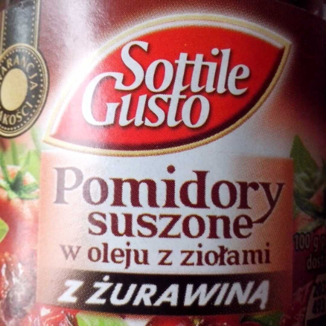Sottile Gusto Pomidory Suszone w Oleju z Ziołami z Żurawiną