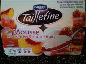 Taillefine La Mousse au Fromage Blanc sur Fruits