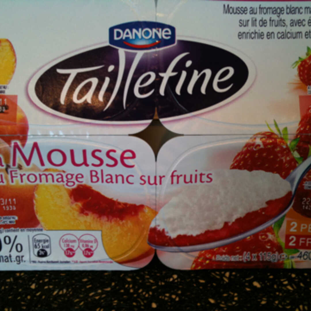 Taillefine La Mousse au Fromage Blanc sur Fruits