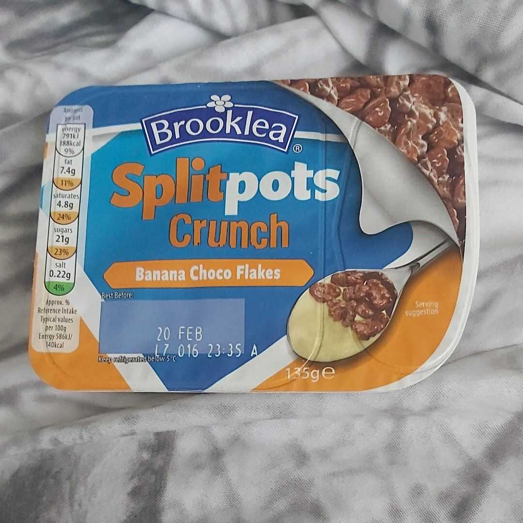 Calories in Aldi Brooklea Split Pots Crunch Yogurt 6 x 130g