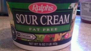 Ralphs Fat Free Sour Cream