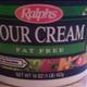 Ralphs Fat Free Sour Cream