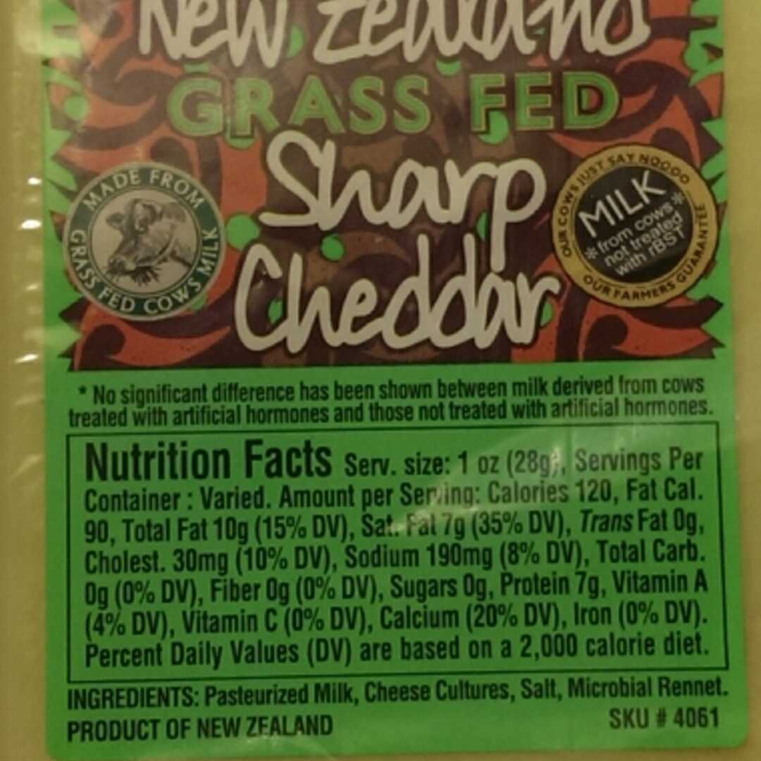 Trader Joe's New Zealand Grass Fed Sharp Cheddar
