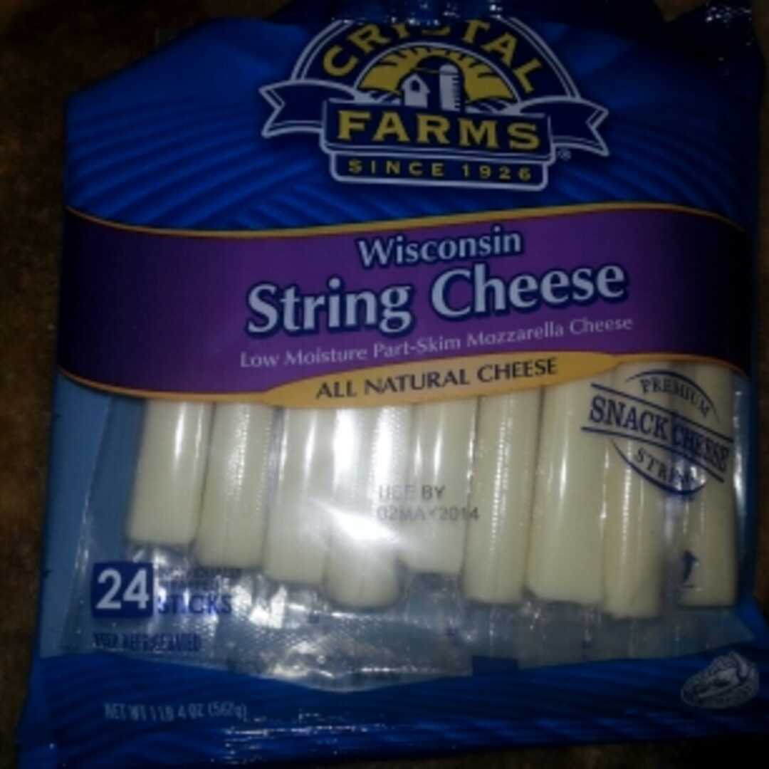 Crystal Farms Low Moisture-Part Skim Mozzarella String Cheese