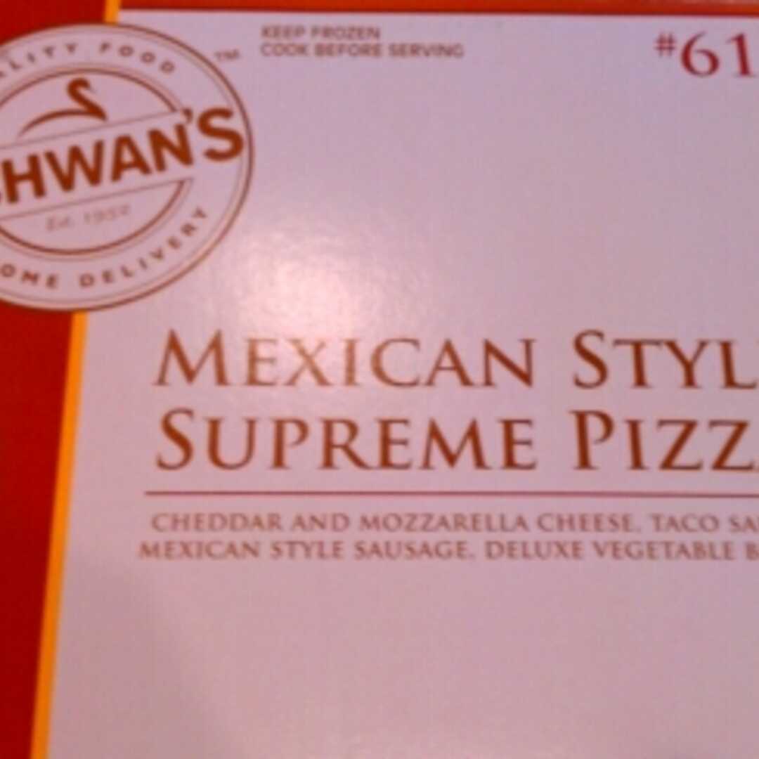 Schwan's Mexican Style Supreme Pizza