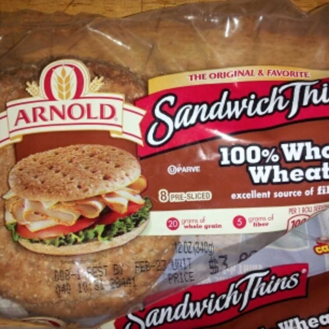 Arnold Select 100% Whole Wheat Sandwich Thins