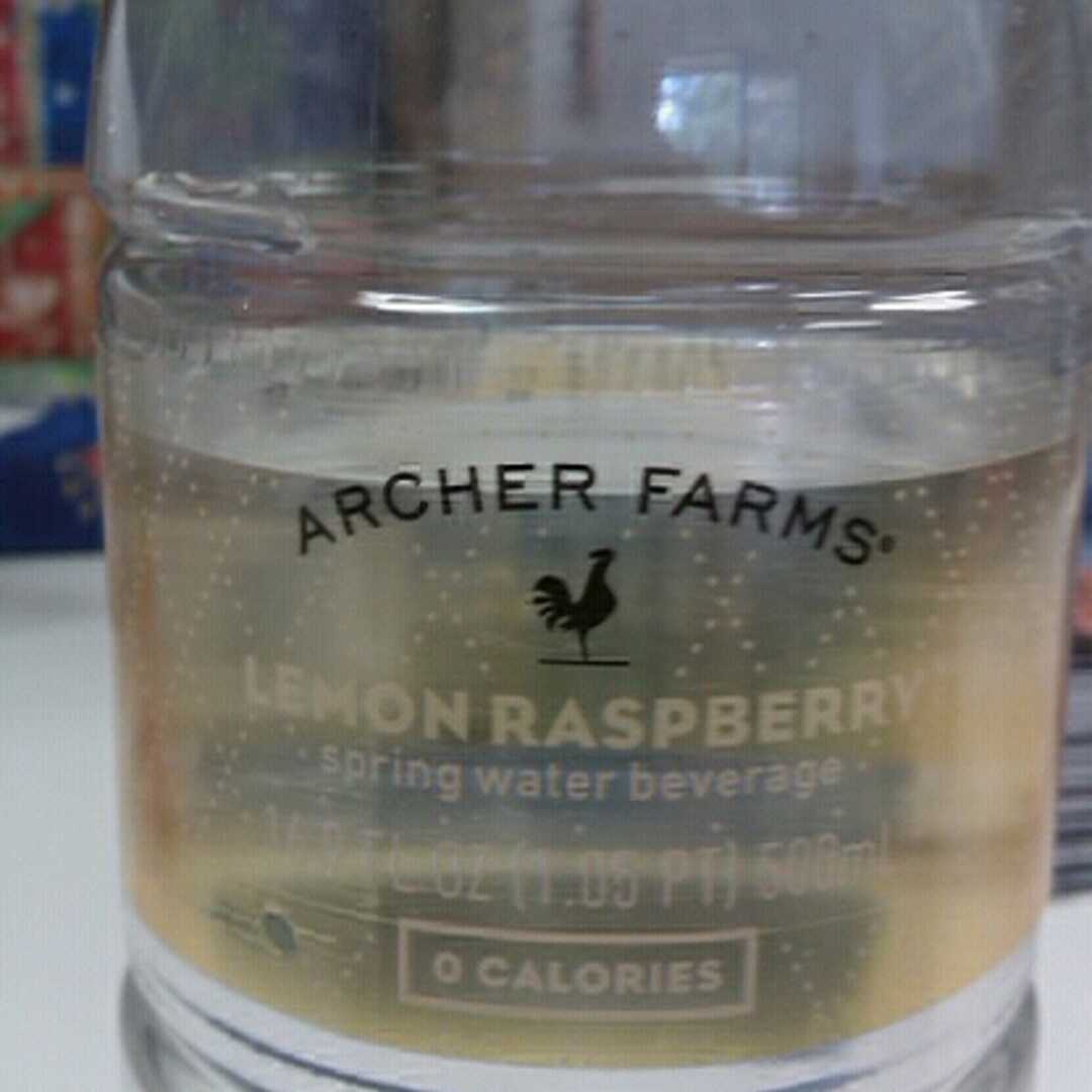 Archer Farms Lemon Raspberry Spring Water