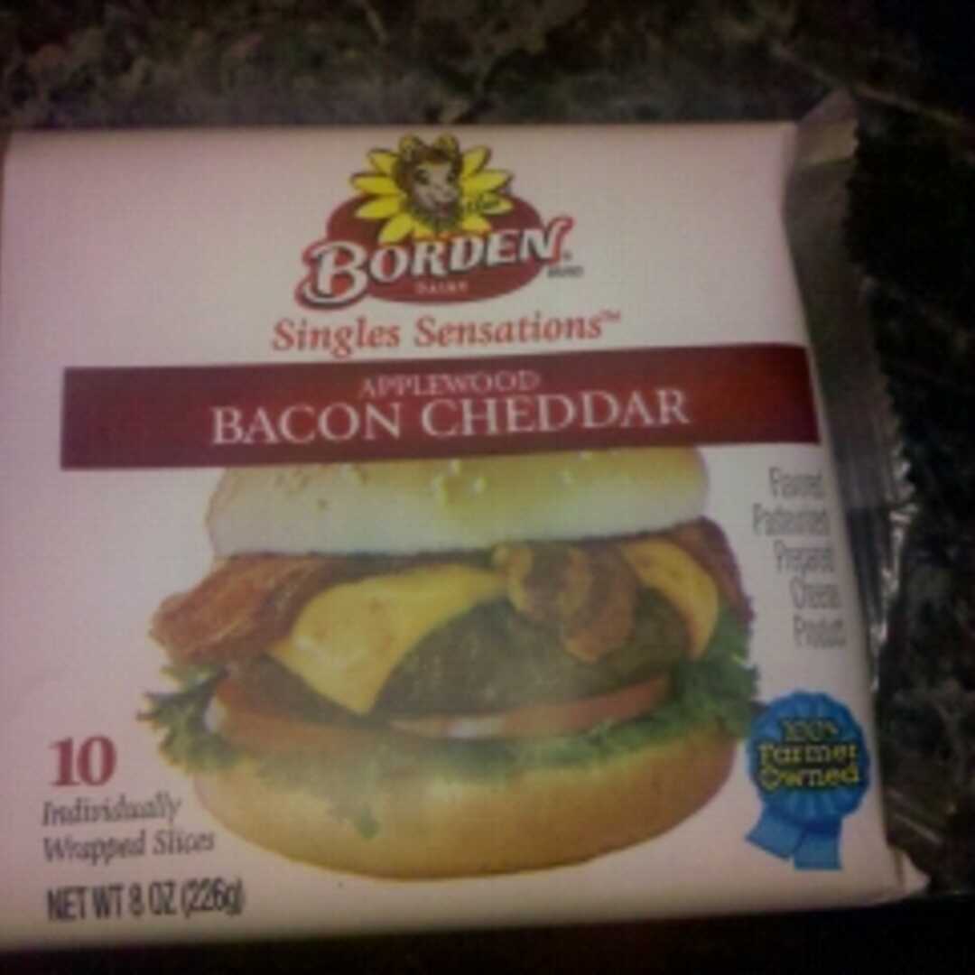 Borden Applewood Bacon Cheddar Cheese Wrapped Sandwich Slices