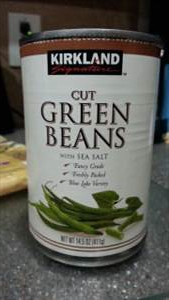 Kirkland Signature Cut Green Beans with Sea Salt