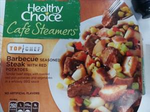 Healthy Choice Cafe Steamers Barbecue Seasoned Steak with Red Potatoes