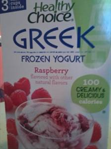 Healthy Choice Greek Frozen Yogurt - Raspberry