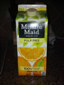 Minute Maid Pulp Free Orange Juice