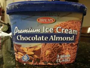 Braum's Premium Chocolate Almond - Ice Cream Junior Dip